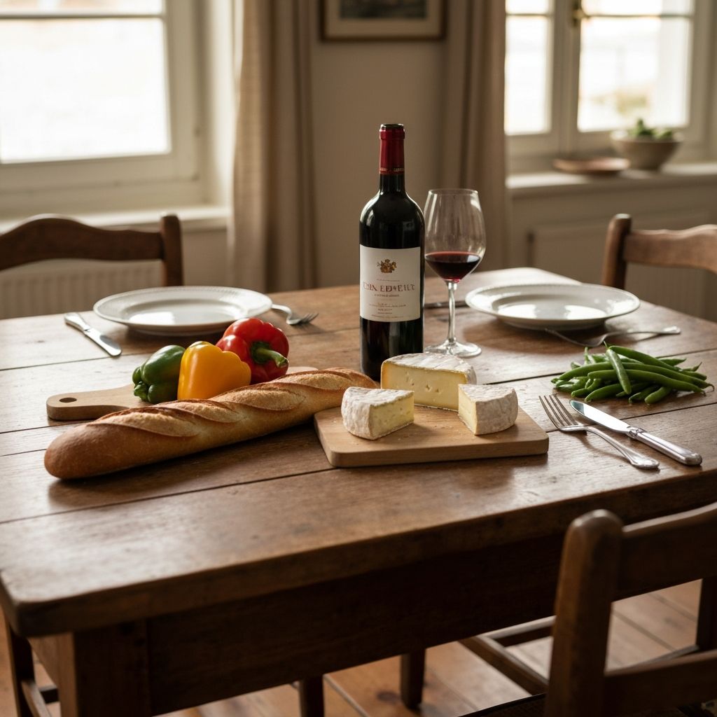 Traditional French dining culture