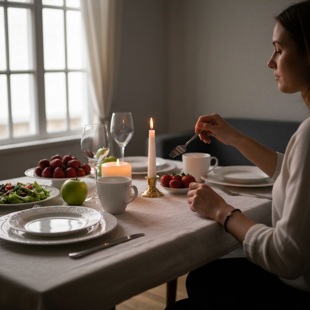 Mindful eating rituals and peaceful consumption